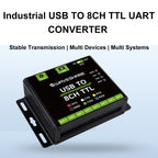 Waveshare 27076 Industrial USB TO TTL UART Serial Communication Module Converter, 27076