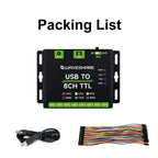 Waveshare 27076 Industrial USB TO TTL UART Serial Communication Module Converter, 27076