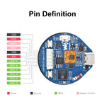 Waveshare 25098 ESP32-S3 1.28-Inch Round Touch LCD Development Board, ESP32-S3