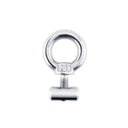 RV Sunshade 304 Stainless Steel Slide Rail Ring, 1pcs M4 Ring + Cylinder, 2pcs M4 Ring + Cylinder, 2pcs M4 Ring + Cylinder + Purple Climbing Buckle, 2pcs M4 Ring + Cylinder + Silver Climbing Buckle