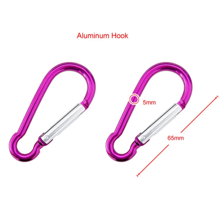 RV Sunshade 304 Stainless Steel Slide Rail Ring, 1pcs M4 Ring + Cylinder, 2pcs M4 Ring + Cylinder, 2pcs M4 Ring + Cylinder + Purple Climbing Buckle, 2pcs M4 Ring + Cylinder + Silver Climbing Buckle