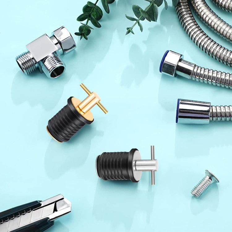 Marine Motorboat Deck Cross Drain Plug Screw, Copper For 19mm, Copper For 25mm, Copper For 32mm, Stainless Steel For 19mm, Stainless Steel For 25mm