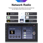 Android 13.0 Dual Butt Universal Wireless Carplay Car Navigation Center Control All-In-One Monitor, 10.1inch