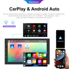 Android 13.0 Dual Butt Universal Wireless Carplay Car Navigation Center Control All-In-One Monitor, 10.1inch