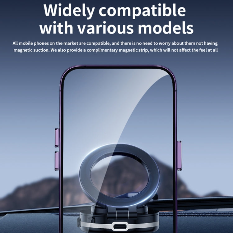 AIMITE C1 Vacuum Adsorption Foldable Magnetic Support Bracket Car Cell Phone Holder