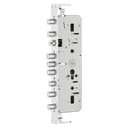 6068 Steel Security Door Lock Body For Mechanical Lock And Fingerprint Lock, 388  x 30mm, 388 x 40mm