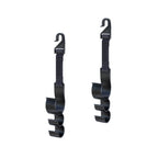 1pair Car Seat Back Umbrella Fixed Storage Hook, Standard, Adjustable