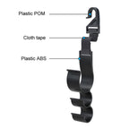 1pair Car Seat Back Umbrella Fixed Storage Hook, Standard, Adjustable
