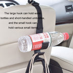 1pair Car Seat Back Umbrella Fixed Storage Hook, Standard, Adjustable