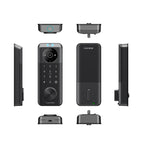 C95 Smart Fingerprint Deadbolt Lock Supports Bluetooth WiFi APP, 5 Ways To Unlock, With Camera Doorbell, C95