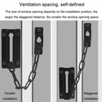 Security Door Chain Anti-theft Home Door Bolt Latch Window Chain Lock, Square Black, Square Silver, Square Red Bronze, Round Gold, Round Bronze, Round Silver