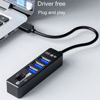 JINGHUA Z30 5-In-1 Docking Station Laptop USB2.0 Hub, Z30 5 In 1 USB2.0