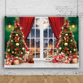 120x80cm Christmas Wreath Snow Scene Photography Background Curtain, 11421618, 11421670, 11421909, 11422035, 11422036, 11422037, 12805213, 12805214, 12805218