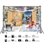 120x80cm Christmas Wreath Snow Scene Photography Background Curtain, 11421618, 11421670, 11421909, 11422035, 11422036, 11422037, 12805213, 12805214, 12805218