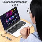 JINGHUA N800 Drive Free Sound Card Computer To Docking Station With Audio Interface, USB, Type-C