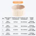Ultra-thin Waist Belt Lumbar Support Breathable Back Spine Support Corset, S, M, L, XL