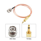 Stereo Adapter Coaxial Power Audio RG316 Cable, BNC Male To 3.5mm Male, BNC Female To 3.5mm Male