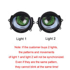 3-inch Car Motorcycle LED Demon Eye Light Modification, For One