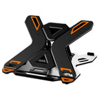 ICE COOREL E5 Laptop Folding And Lifting Cooling Bracket With Mobile Phone Holder, Black, White, Black with Rotating, White with Rotating