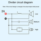 PUV-W3 High Medium And Low 3-Way Audio Crossover Home Cinema Speaker Divider, A Model, B Model, C Model, D Model