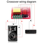 High And Low 2-Way Audio Crossover Hi-Fi Speaker Conversion Divider, D234