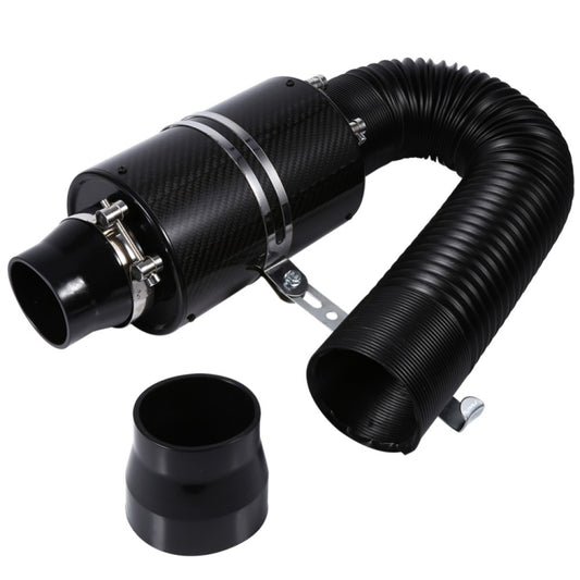 Carbon Fiber Air Intake Bellows Air Filter Kit Car Modification