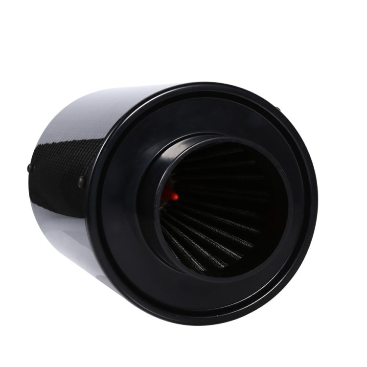 Carbon Fiber Air Intake Bellows Air Filter Kit Car Modification