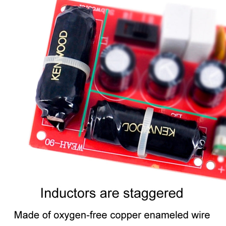DIY Audio Bass Crossover Solderless High Power Divider, WEAH-90A