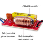 WEAH-T-5 Car Modification Tweeter Crossover Hi-Fi Audio Divider, A Model 2.2UF, B Model 2.5UF, C Model 4.7UF