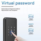 A50 Smart Fingerprint Lock Electronic Indoor Lock Apartment Lock With Handle