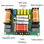 One High Two Low Powered Stage Speaker Crossover Boards High-Fidelity Audio 3-Way Crossover, PA-325