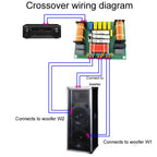 One High Two Low Powered Stage Speaker Crossover Boards High-Fidelity Audio 3-Way Crossover, PA-325