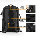 Cwatcun D136 Generation 1 Large Camera Trolley Shoulder Bag Large Capacity Outdoor Photography Storage Case, D136