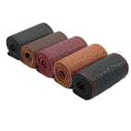 Four-season Embossed Cowhide Hand-sewn Steering Wheel Cover, 38cm
