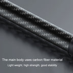 Car Phone Mount Extension Arm Double Jointed Swivel Adjustment Carbon Fiber Bracket Connecting Rod, 140mm For 20mm Ball Head, 170mm For 25.4mm Ball Head