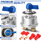 RV Yacht Anti-leakage Battery Power Main Switch, Without Accessories, With Accessories
