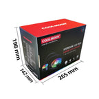 COOLMOON RGB120 5V ARGB Integrated Single Row Multi-Platform CPU Cooler, RGB120