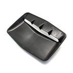 Universal Carbon Car Hood Scoop Air Flow Intake Decorative Turbo Bonnet Vent Cover With Tape