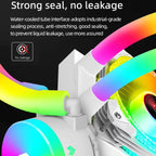 COOLMOON AS360 Magic Diamond Edition Computer Cooler ARGB Water Cooling Light Integrated CPU Radiator, AS360