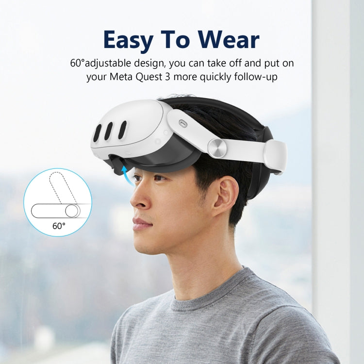 For Meta Quest 3 VR Headset Comfort Sponge Head Strap Replacement Parts, Sponge Headset