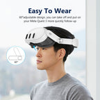 For Meta Quest 3 VR Headset Comfort Sponge Head Strap Replacement Parts, Sponge Headset