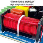 RCEDA-410 Two High One Medium One Low 4-Way Speaker Crossover Audio Modification Divider, RCEDA-410