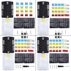 6-Way LED Indicator Fuse Box Socket For RV And Yacht, Configuration 1, Configuration 2, Configuration 3, Configuration 4