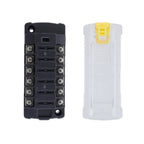 6-Way Plug-In Insulated Cover Fuse Box For Cars Yachts, Standard, Upgraded Version A, Upgraded Version B, Enhanced Version A, Enhanced Version B