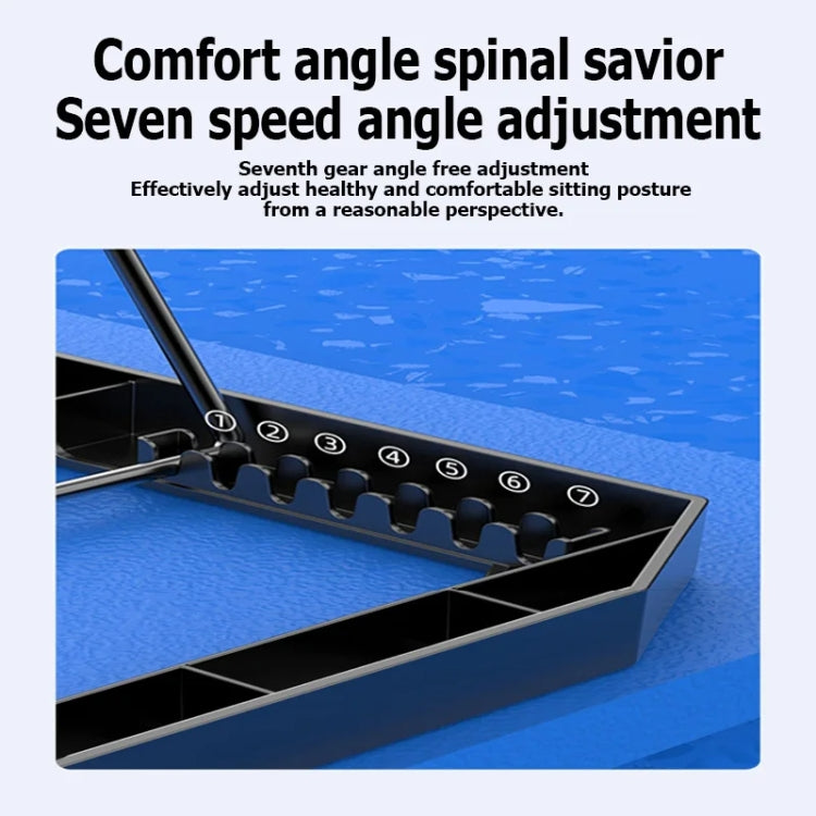 ICE COOREL K22 4-fans Adjustable Laptop Radiator Base with Atmosphere Light, without Speed Regulation, with Speed Regulation, with LCD Display