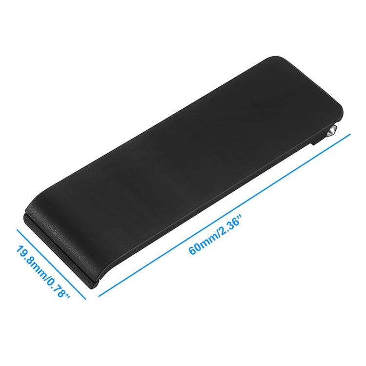 For Nintendo Switch Console 2pcs Replacement Kickstand Back Shell Holder, Black, Transparent White, White, Red, Blue