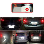 2pcs For Volkswagen Golf / Passat / Polo LED License Plate Light With Decoder