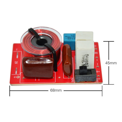 D222A High And Low 2-Way Audio Crossover Home Speaker Conversion Divider, D222A