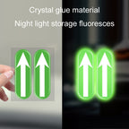 Safety Point Driving Assistance Positioning Mark Car Interior Luminous Sticker, 2pairs
