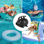 Electric Air Pump Household Inflatable Pump 600W High Power Electric Inflator, EU Plug, US Plug